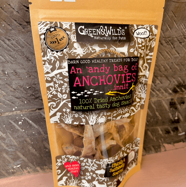 Green & Wilds An ‘Andy Bag of Anchovies 50g