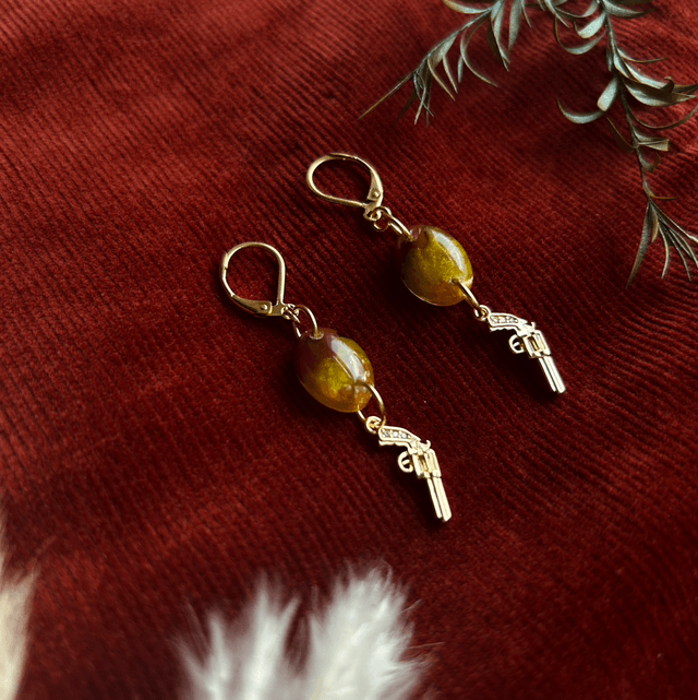 Dainty Pistol Earrings