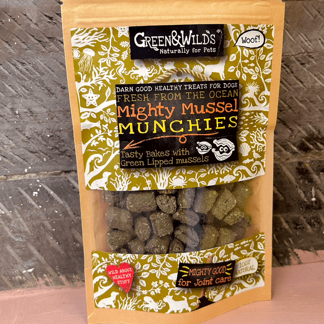 Green & Wild's Mighty Mussel Munchies 130g
