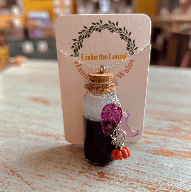 Potion Bottle Statement Necklace 