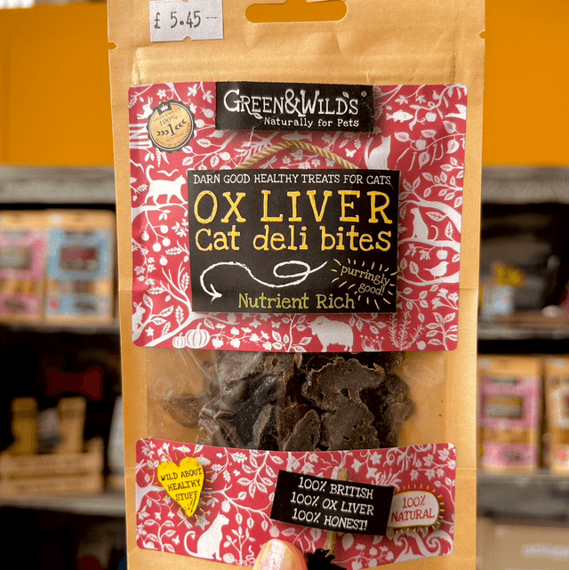 Green & Wild's Ox Liver Deli Bites (Cats) 40g