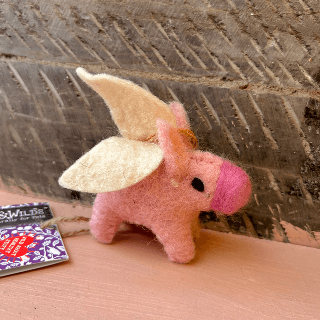 Green & Wild's Piggie Sue - Eco Cat Toy with Catnip