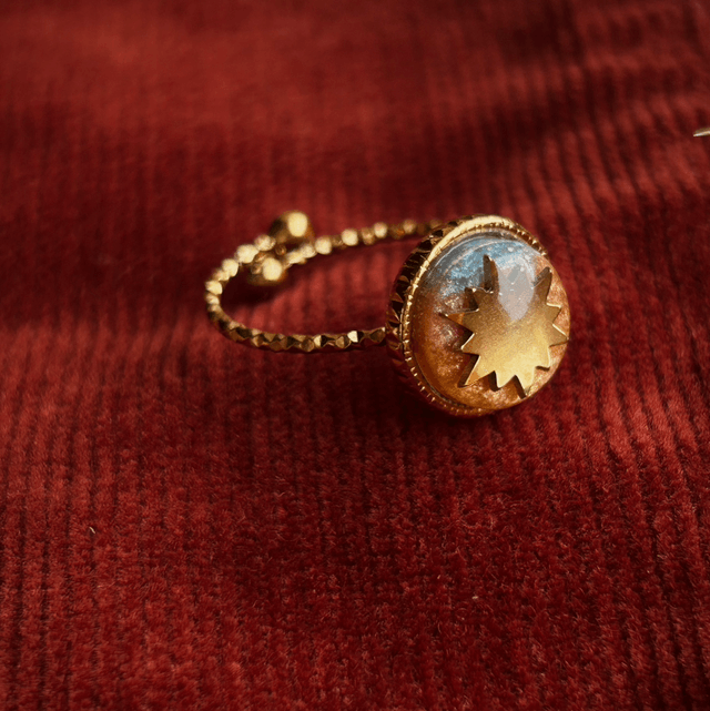 Sun Ring Gold - Adjustable