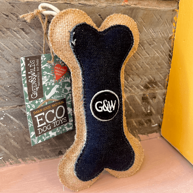 Green & Wild's Boney Den 'M', Eco Dog Toy