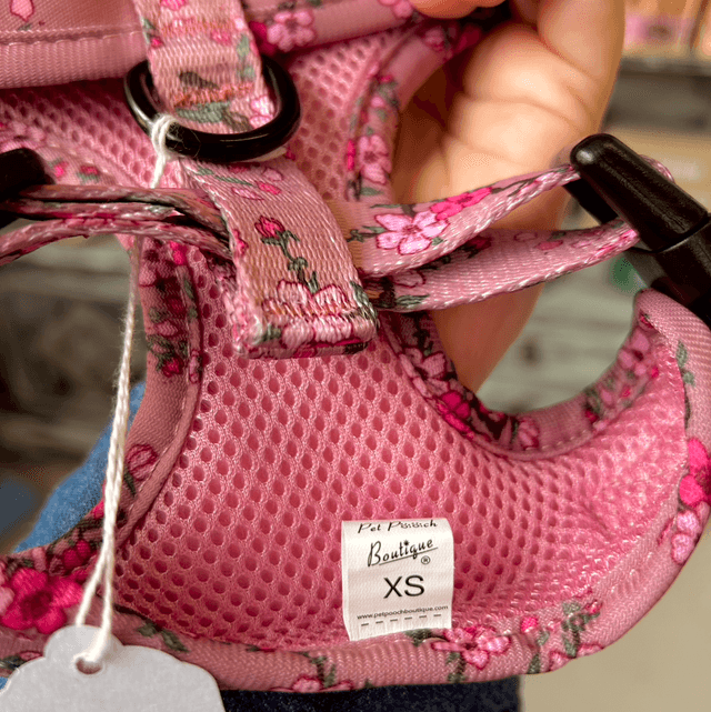 Pet Pooch Boutique Cherry Blossom Dog Harness - Extra Small