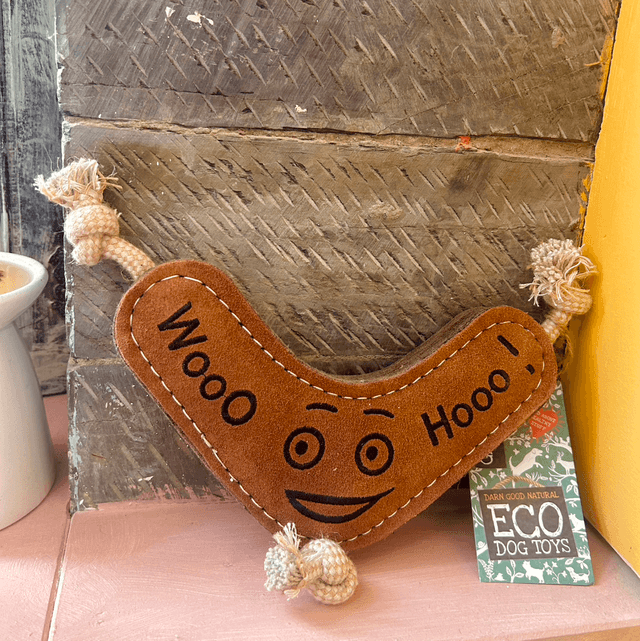 Green & Wild's Benny the Boomerang Eco Dog Toy