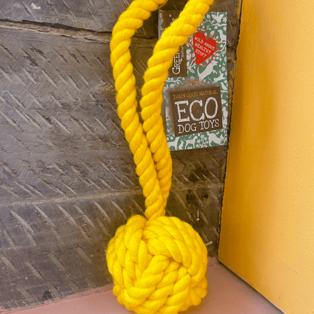 Green & Wild's Rope Ball, Eco Dog Toy