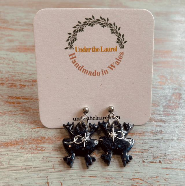 Celestial Frog Earrings
