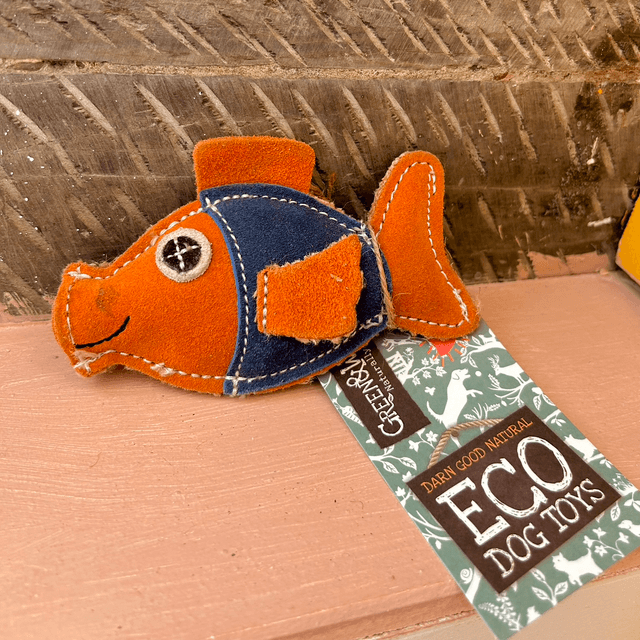 Green & Wild’s Goldie the Goldfish, Eco Cat & Dog Toy