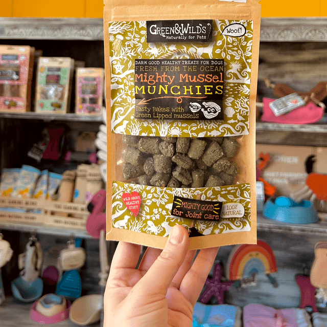 Green & Wild's Mighty Mussel Munchies 130g