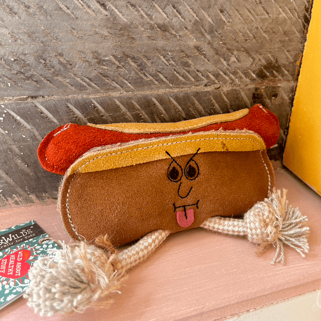 Green & Wild's Harry the Hot Dog, Eco Dog Toy