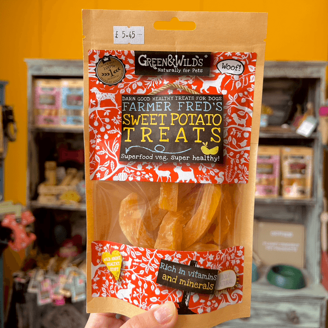 Green & Wild’s Sweet Potato Treats 100g