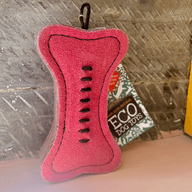 Green & Wild's Pinkie Bone, Eco Dog Toy