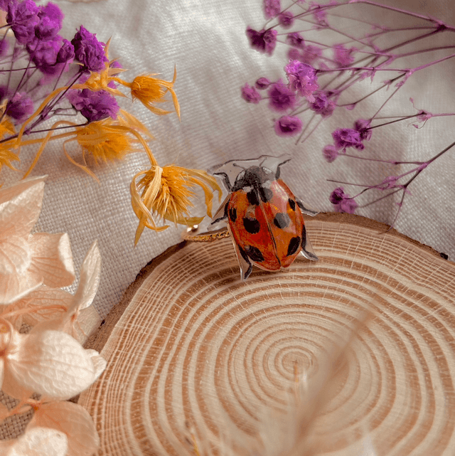 Ladybird Ring - Adjustable