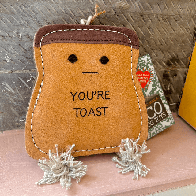 Green & Wild's You're Toast, Eco Dog Toy