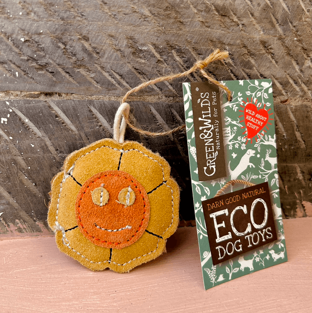 Green & Wilds Sylvia the Sunflower, Eco Cat & Dog Toy