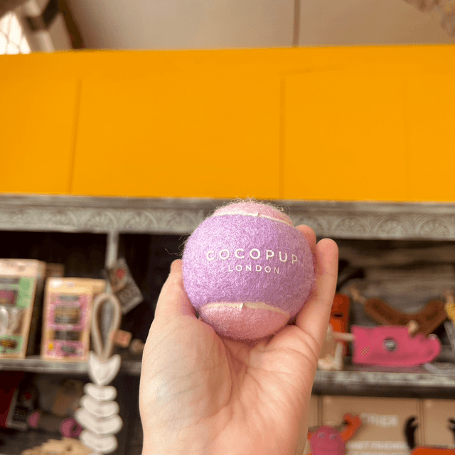 Cocopup London Tennis Ball - Pink & Lilac 