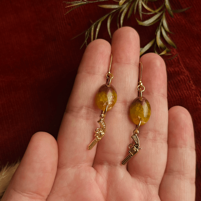 Dainty Pistol Earrings