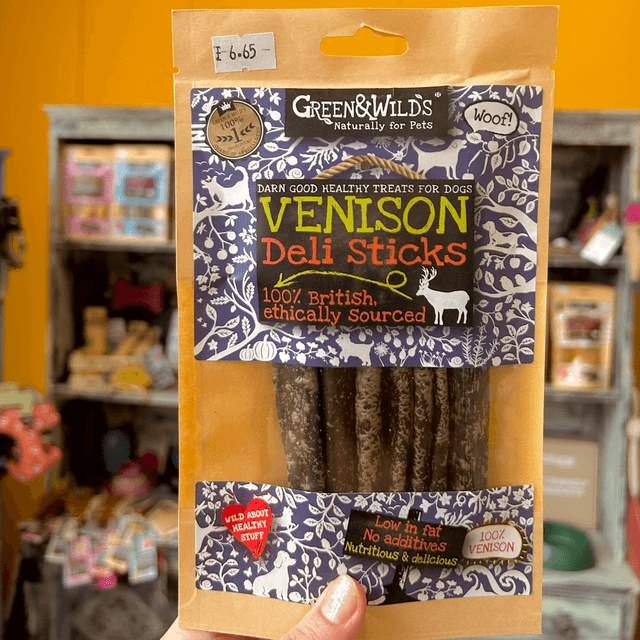 Green & Wild’s Venison Deli Sticks 75g