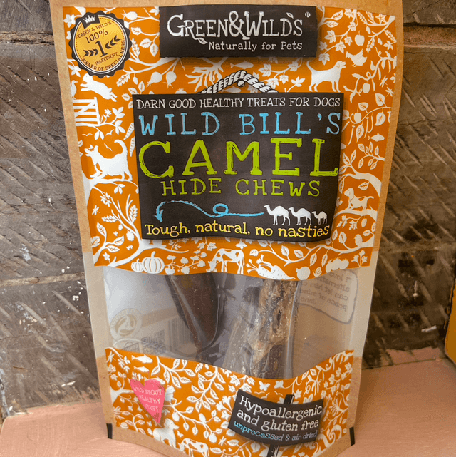 Green & Wild’s Camel Hide Chews 100g
