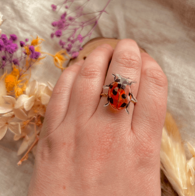 Ladybird Ring - Adjustable