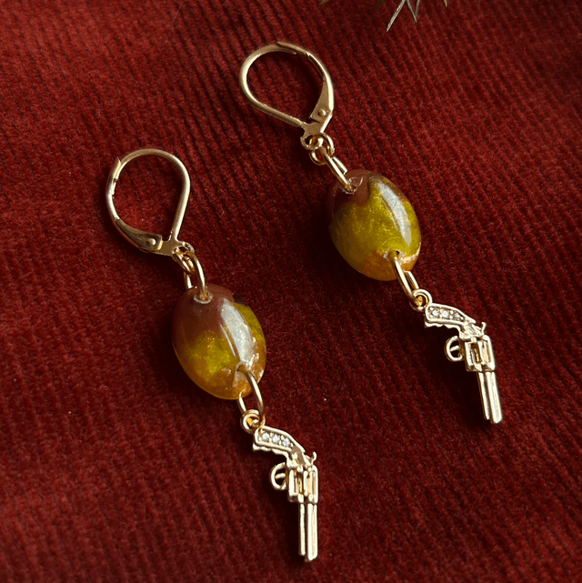 Dainty Pistol Earrings