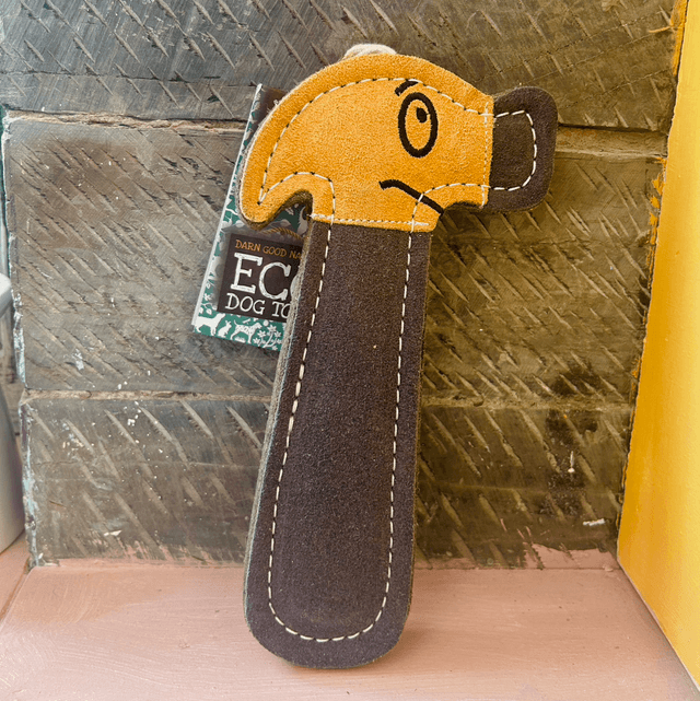 Green & Wild's Hugo the Hammer Eco Dog Toy