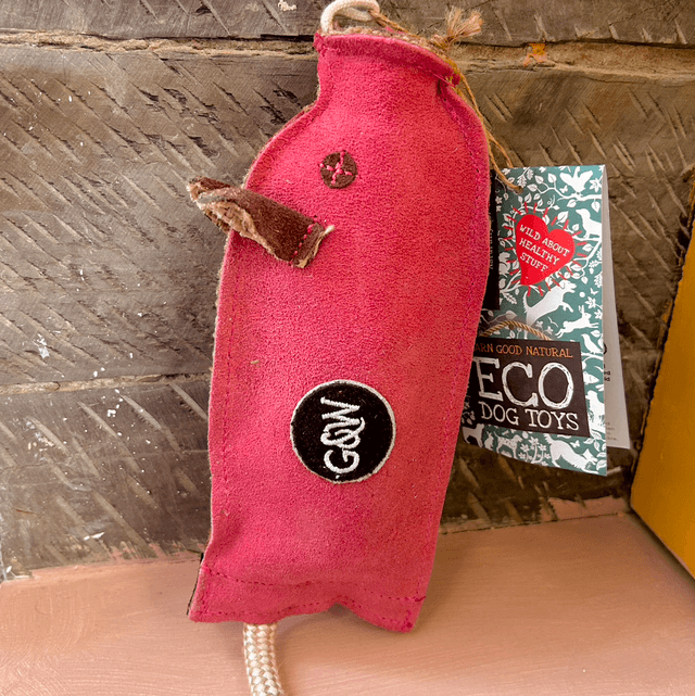 Green & Wild's Peggy the Pig, Eco Dog Toy