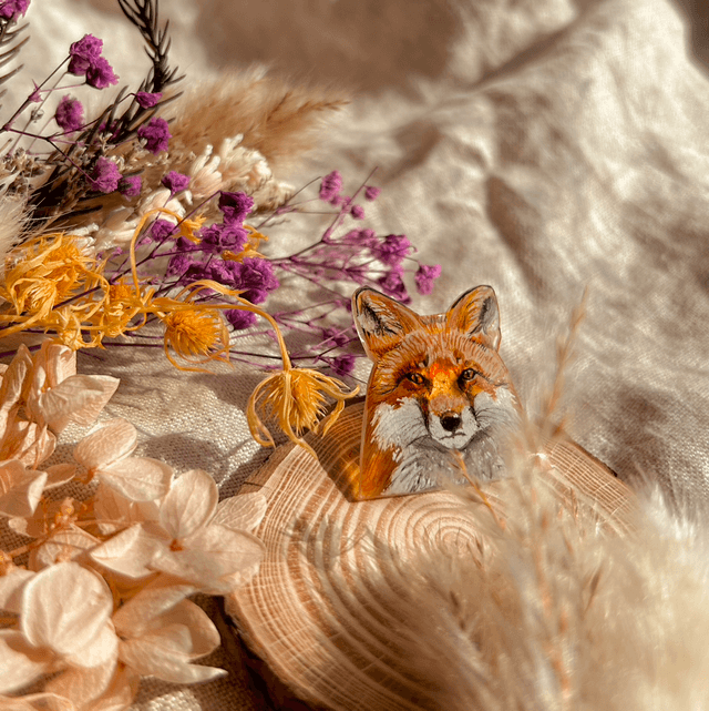 Fox Pin Badge