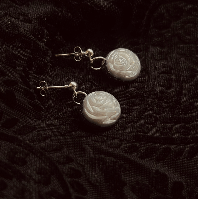 Rose Stud Earrings