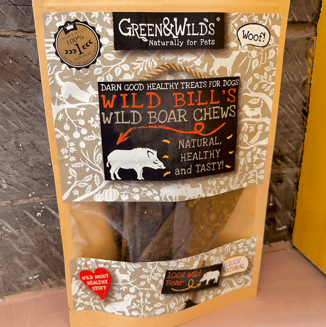 Green & Wild’s Wild Boar Chews 100g