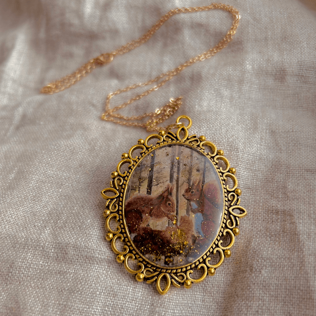 Squirrel Necklace