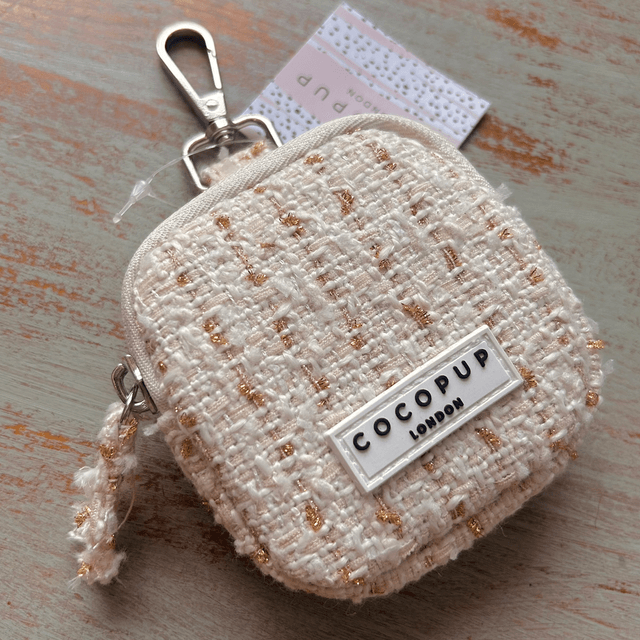 Cocopup London Treat Pouch - Vanilla Textured Tweed