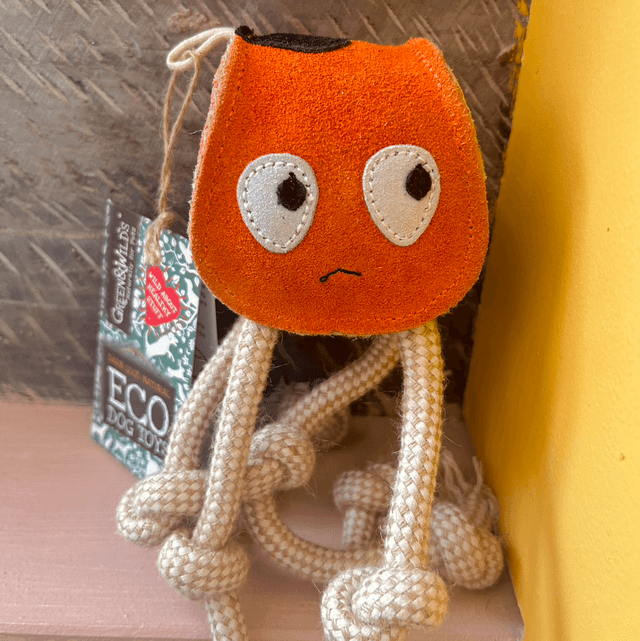 Green & Wild's Sid the Squid, Eco Dog Toy