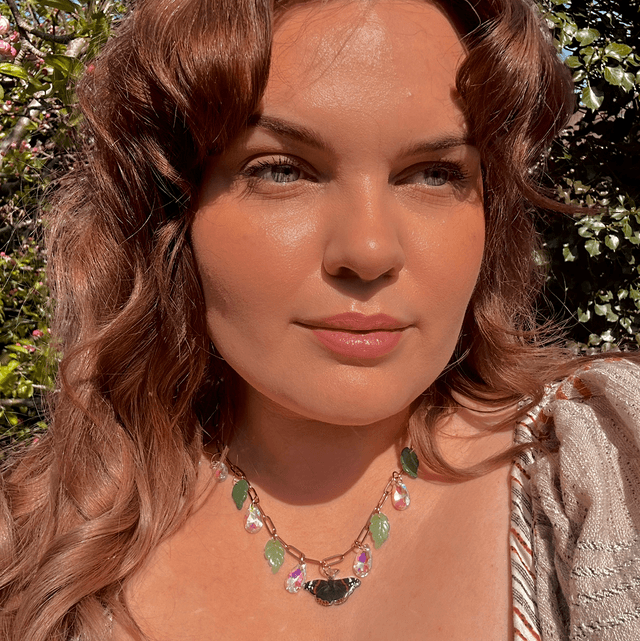Red Admiral Charm Necklace