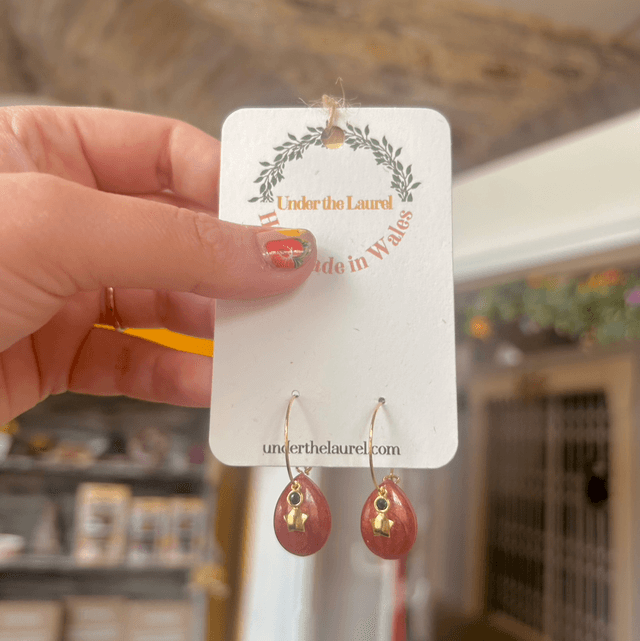 Teardrop Star Earrings
