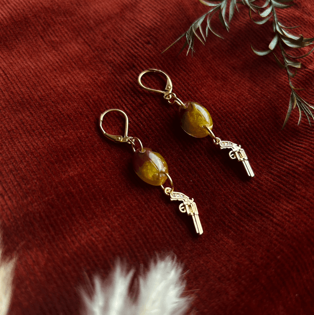 Dainty Pistol Earrings