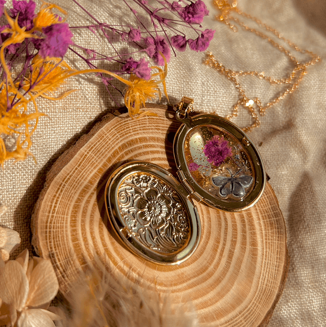 Secret world Locket Pendant Necklace
