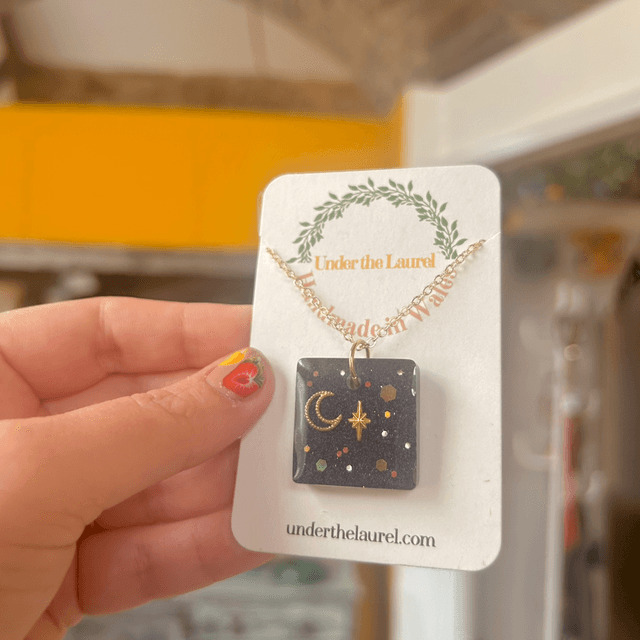 Dark Celestial Necklace - Square