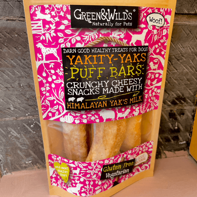 Green &amp; Wild’s Yakkity-Yaks Puff Bars 75g
