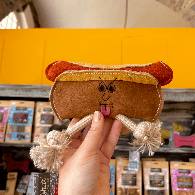 Green &amp; Wild&#039;s Harry the Hot Dog, Eco Dog Toy