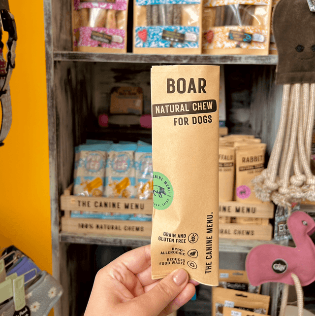 The Canine Menu Boar Dog Chews