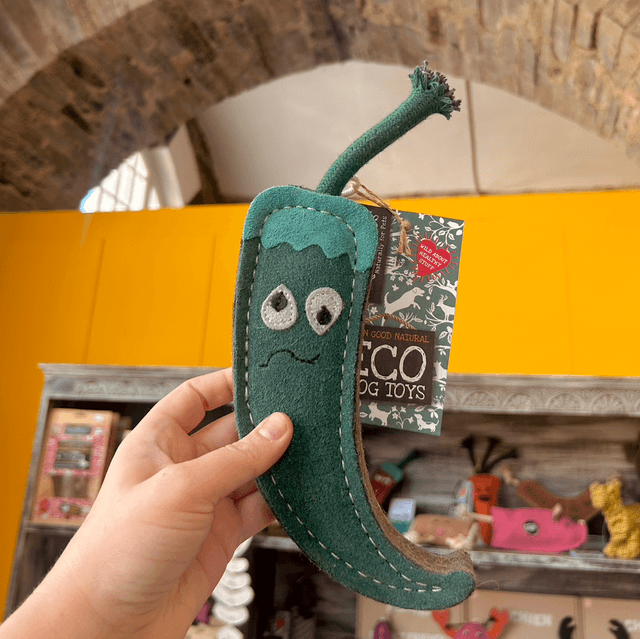 Green &amp; Wild&#039;s Juan the Jalapeno Eco Dog Toy