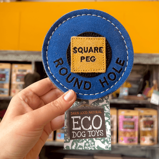 Green &amp; Wilds Square Peg - Round Hole, Eco Dog Toy