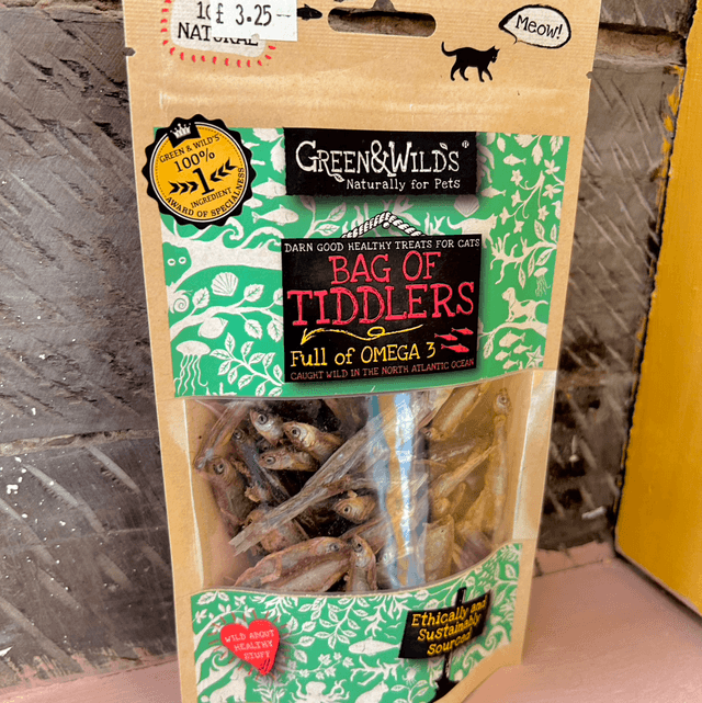 Green &amp; Wild&#039;s Bag of Tiddlers (Cats) 40g