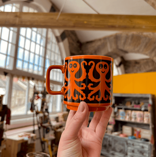 Magpie X Hornsea Mug Octopus - Orange