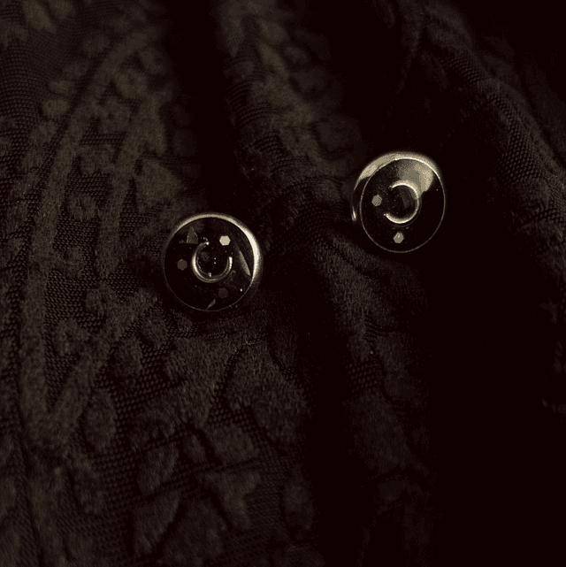 Celestial Stud Earrings Small Silver